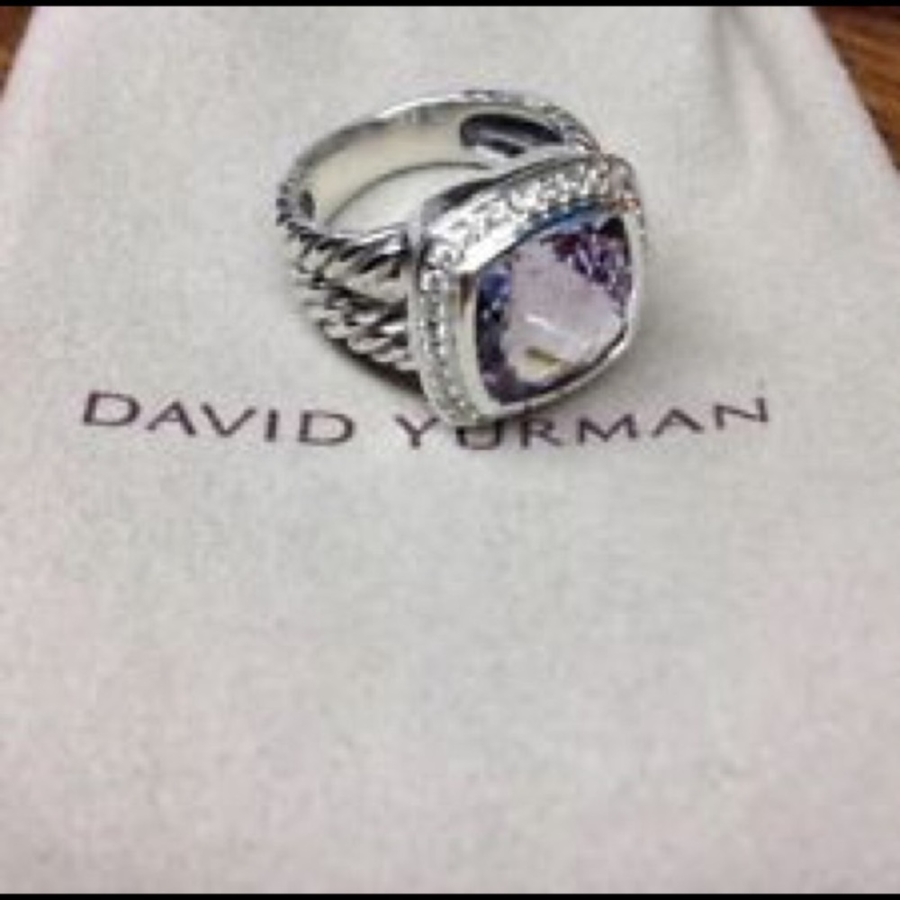 Authentic David yurman classic Albion 11 m diamond